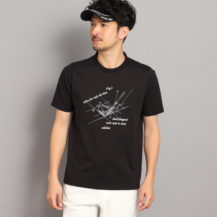 アダバット(メンズ)(adabat(Men))のギア ロゴデザイン 半袖Tシャツ Ｔシャツ