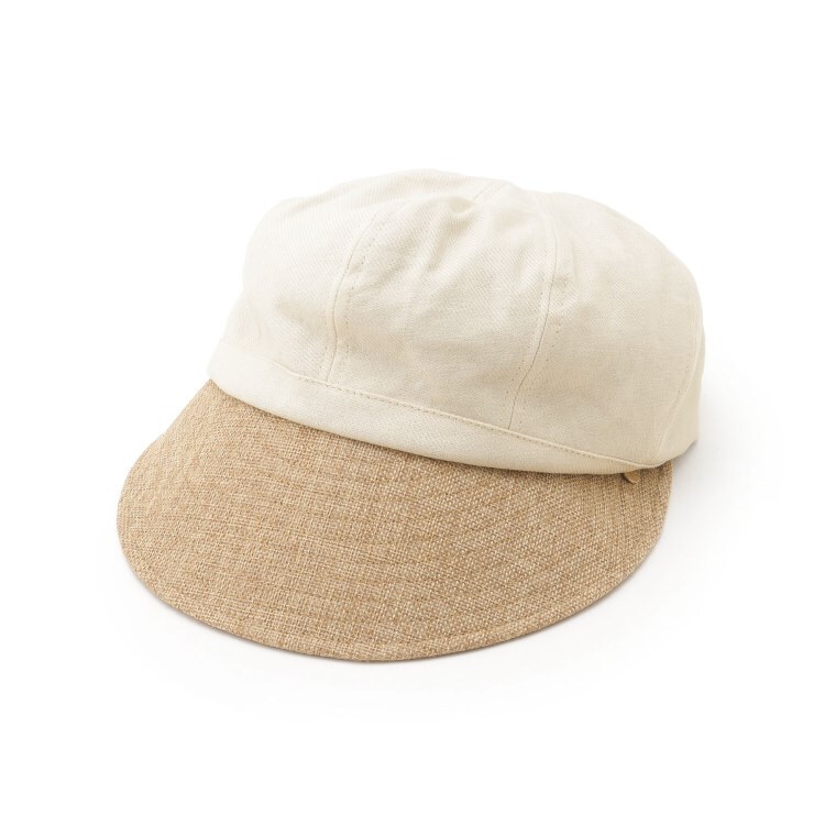 シューラルー/ドレスキップ(SHOO・LA・RUE/DRESKIP)の◆異素材コンビミドルジョッキー帽 キャスケット